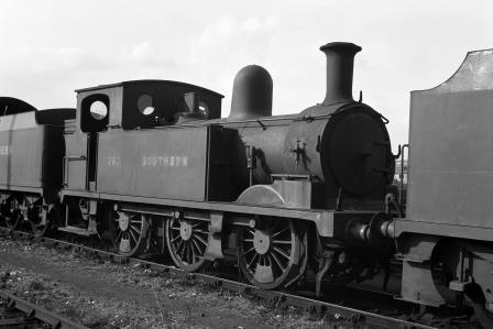 SR G6 class 260 at Eastleigh Shed, Hampshire on Saturday 10 Apr 1948 - J.H. Aston [275169]