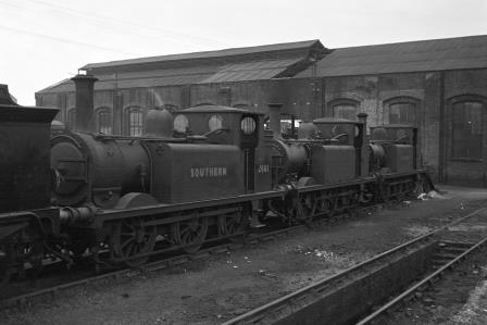 SR A1X class 2661 at Fratton Shed, Hampshire on Saturday 10 Apr 1948 - J.H. Aston [275178]