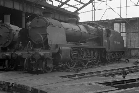 SR U class 1797 at Fratton Shed, Hampshire on Saturday 17 Apr 1948 - J.H. Aston [275182]