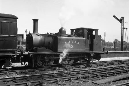 KESR A1X class 3 with the 12.35 pm to Tenterden on Saturday 08 May 1948 - J.H. Aston [275202]