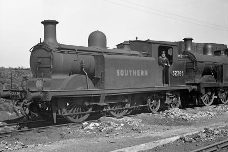BR(S) D3 class 32365 at Ashford Shed, Kent on Saturday 08 May 1948 - J.H. Aston [275223]