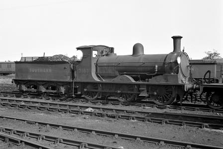SR 0395 class 3163 at Feltham Shed, Greater London on Sunday 16 May 1948 - J.H. Aston [275237]