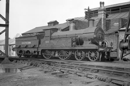 SR F1 class 1105 at Redhill Shed, Surrey on Saturday 22 May 1948 - J.H. Aston [275247]