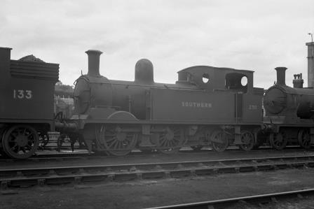 SR O2 class 230 at Exmouth Junction Shed, Devon on Tuesday 29 Jun 1948 - J.H. Aston [275290]