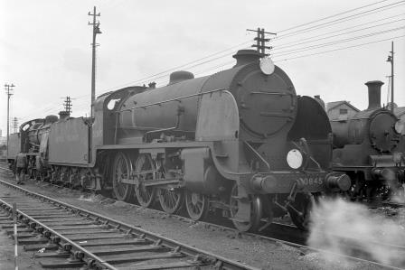 BR(S) S15 class 30845 at Exmouth Junction Shed, Devon on Wednesday 30 Jun 1948 - J.H. Aston [275292]