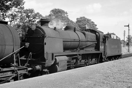 SR U class 1638 at Copplestone Station, Devon on Wednesday 30 Jun 1948 - J.H. Aston [275298]