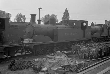 SR T1 class 363 at Eastleigh Works, Hampshire on Saturday 10 Jul 1948 - J.H. Aston [275341]