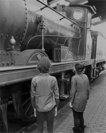 Girls in the Loco Shed