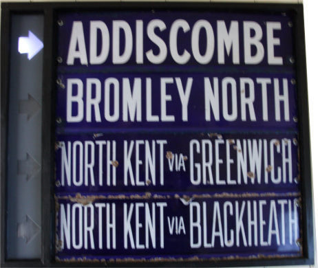 Indicator Board from London Bridge station