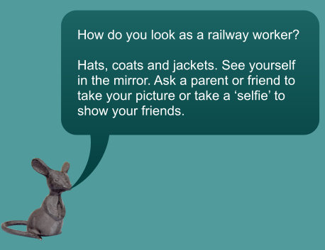 Dress up as a railway worker