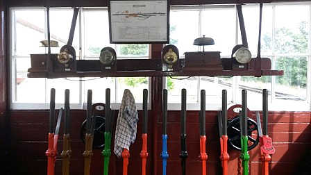 Withyham Signal Box - Levers