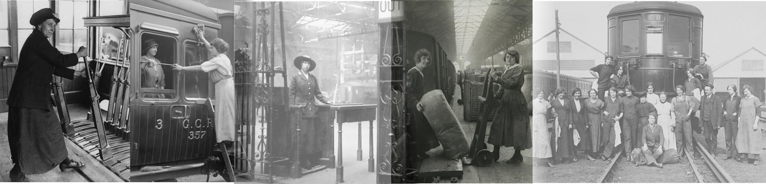 Railway women World War I